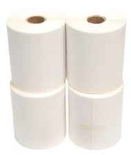 4 Rolls 4x6 Direct Thermal Shipping Labels - 250 per roll - 1000 labels