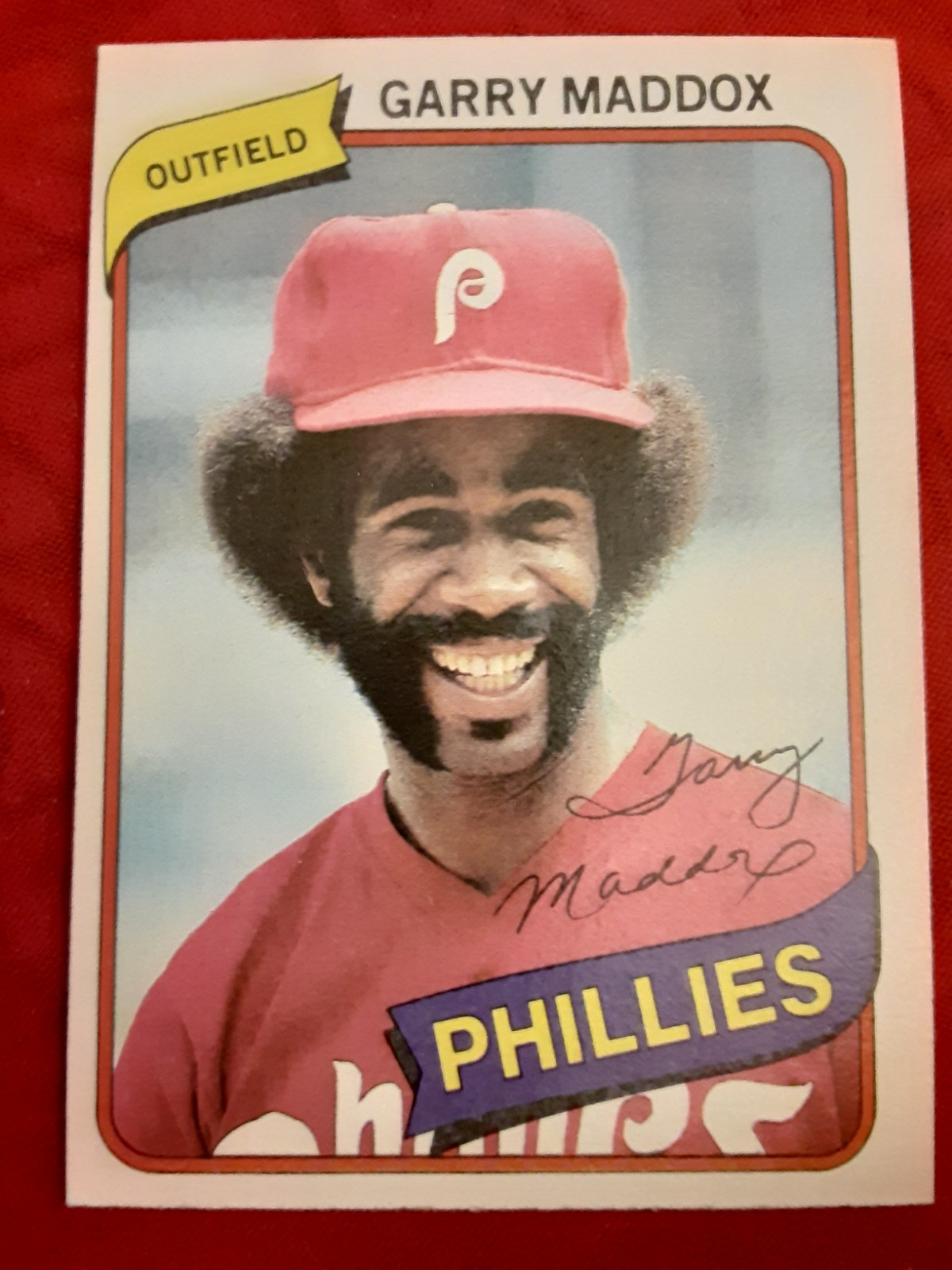 1980 Topps - Garry Maddox #10  Burger King - Restaurant