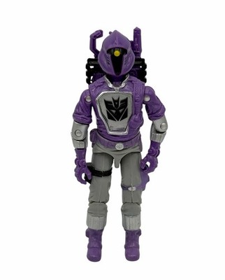 Black Major Gi Joe Custom Cobra B.A.T. Transformers Decepticon Shockwave