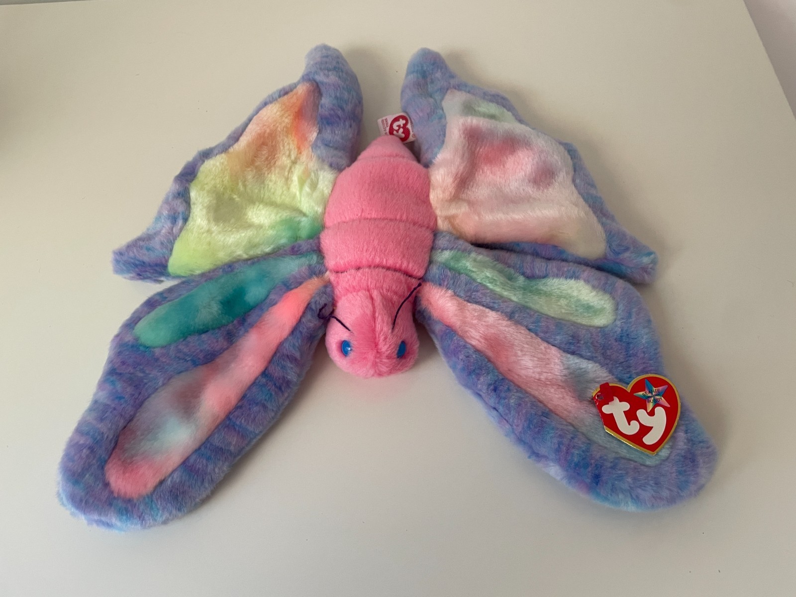 TY Beanie Buddy Flitter Butterfly 09384 12"" LONG ****NEW