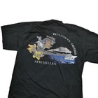 Vintage Jerzees Shirt Mens Large Black Renaissance Cruises Seychelles Tee Top