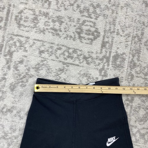 Nike Sportswear Leggings Flared Kids Swoosh Leggings Black FJ6169-010 Size Large - Picture 2 of 5
