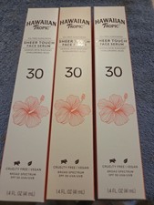 3X Hawaiian Tropic Sheer Touch Face Serum - 1.4 fl oz 41 ml each - SPF 30