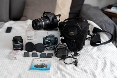 Canon EOS 350D Kameraset inkl. 2 Objektive, Zubehörpaket