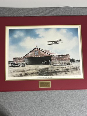 Vintage Jay Ashurst Our Prices Like Wilbur Are Wright Signed Print Matte 1983
