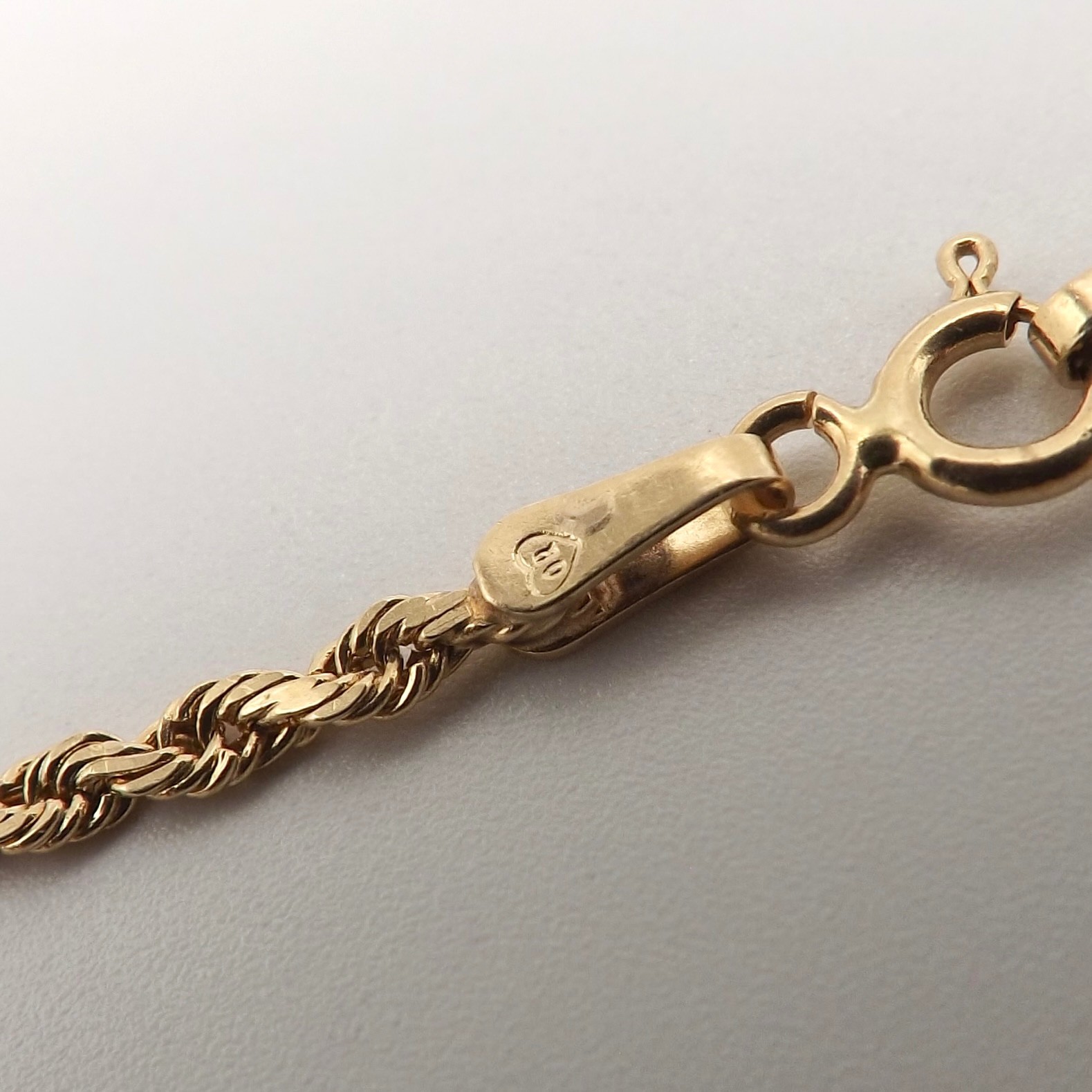 Solid 14k Gold Infinity Heart Bar Bracelet Natura… - image 8