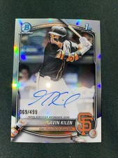 2025 Bowman Draft Chrome Prospect Autos Gavin Kilen #CPA-GK Refractor /499