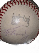 2000 MLB Opening Day Ken Griffey Jr Auto Baseball UD Auth
