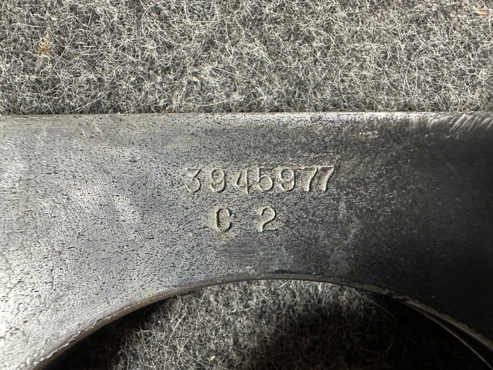 1969 1970 Chevrolet Impala Wood Grain Veneer Radio Dashboard Trim 3945977 - Imagem 4 de 4