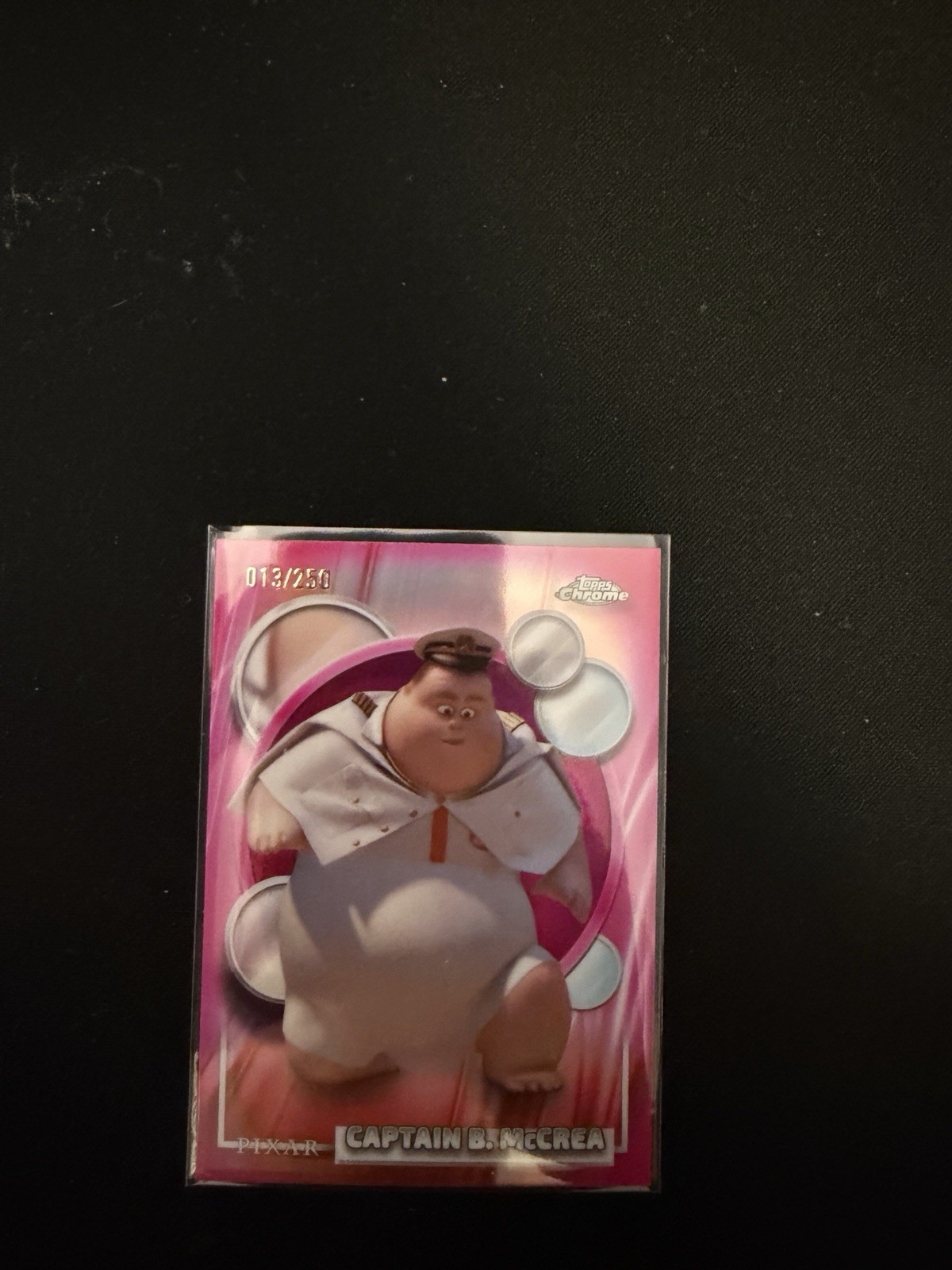 Topps Chrome Pixar Disney 2026 #144 Captain B. McCrea Serial Numbered /250