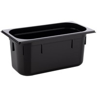 GN 1/3 BehäLter Polycarbonat Schwarz 5,3 Liter 32,5 X 17,5 X 15 Cm