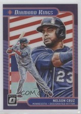 2021 Panini Donruss Optic Diamond Kings Freedom Prizm 36/45 Nelson Cruz #6 8k4