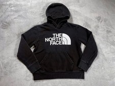 The North Face Hoodie Youth M 10 Black Logo Pullover Sweatshirt