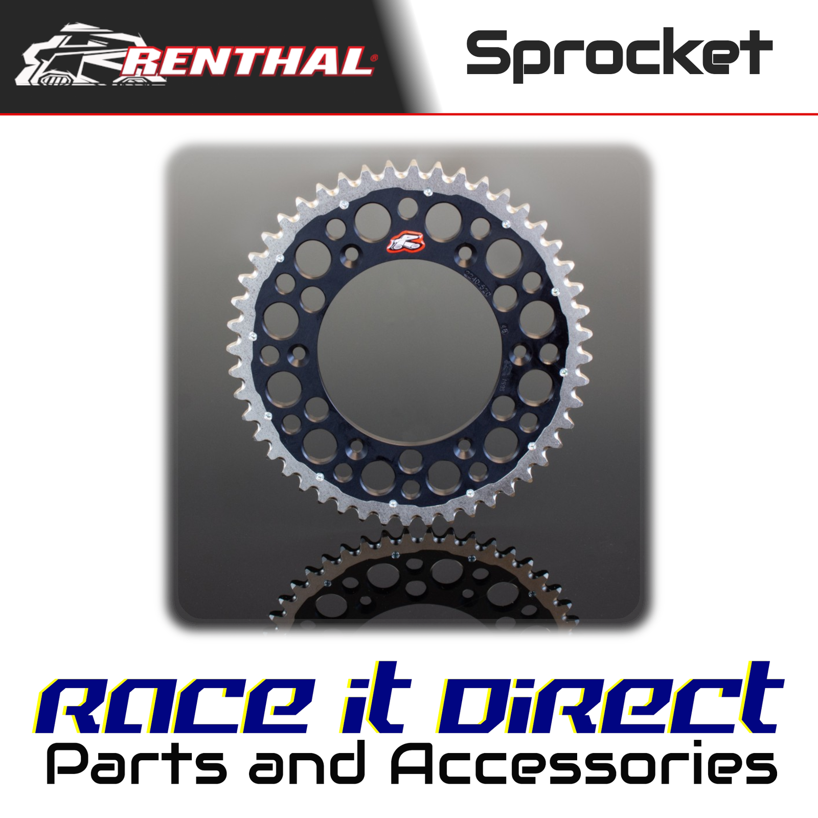 Rear Sprocket for KAWASAKI KX 250F 2014-2015 51T Grooved Black Renthal