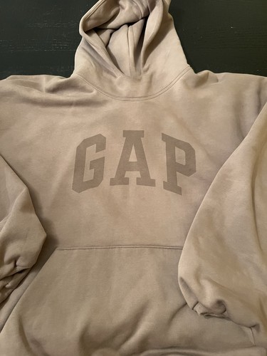 Yeezy Gap Engineered by Balenciaga Dove Hoodie Beige Taupe Size Large *Oversized