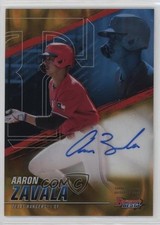 2021 Bowman's Best of Gold Lava Refractor 68/75 Aaron Zavala #B21-AZ Auto 1n8a