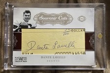 2012 Panini National Treasures Dante Lavelli Souvenir Cuts Cut Auto /14 Rare
