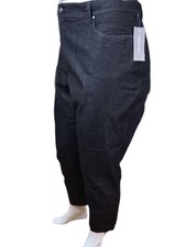 Eileen Fisher 24W  NEW  Black Skinny Ankle Lightweight Organic Plus Jeans