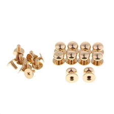 Sourcing Map 60 Rivetti Con Strass Cristallo 6mm Azzurro - Borchie Metalliche Per Pelle, Borse, Cinture E Vestiti Fai Da Te - 3