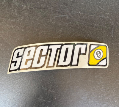 Sector 9 Vintage Large Sticker 7.5x2''