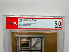 Legend of Zelda NES First Print 5 Screw TM Graded Cart PSA 9.0
