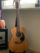 SX MD160 Acoustic Guitar Right-Handed. Used. Good Condition. With Case
