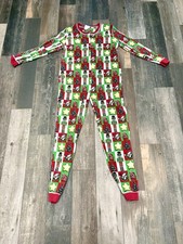 Buc-ee's Christmas Nutcracker One Piece Pajamas Unisex Large Waffle Union Suit