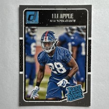 Donruss 2016 Rated Rookies Eli Apple New York Giants Rookie Card #367. rookie card picture