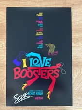 * BOOTS RILEY * signed 12x18 poster * I LOVE BOOSTERS * COA