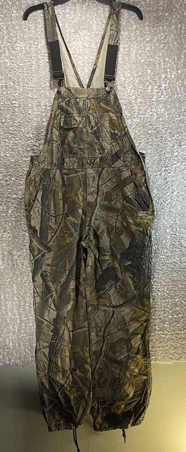 Outfitters Ridge Men's Realtree Camo Hunting Bib Overalls SZ M(38-40) Outdoor