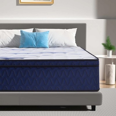 10'' 12'' Twin Full Queen King Mattress Gel Memory Foam Hybrid Spring Bed In a Box