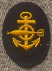 WWII WW2 KRIEGSMARINE WEHRMACHT MILITARY GERMAN NAVY NAVAL RANK RATING PATCH