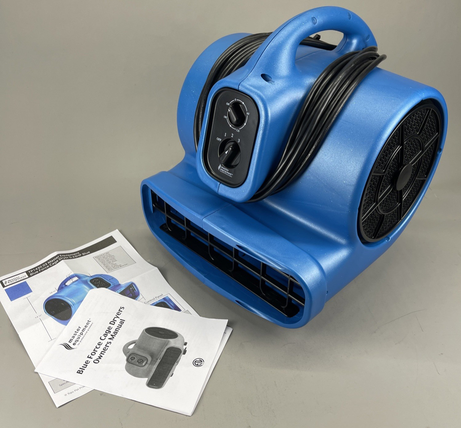 Blue Force Cage Dryer 0.33 Hp Blue Tp1430 03