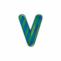 Selecta Spielzeug Alphabet V Buchstabe Kinderzimmer Deko Holzspielzeug Holz 8 Cm