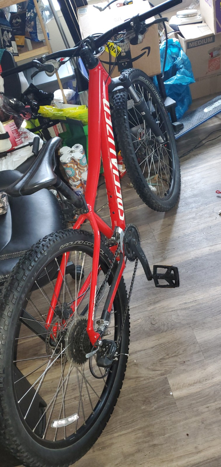 直引限定　SPECIALIZED MTB レッド 29インチ 前後フェンダー Rockhopper 29