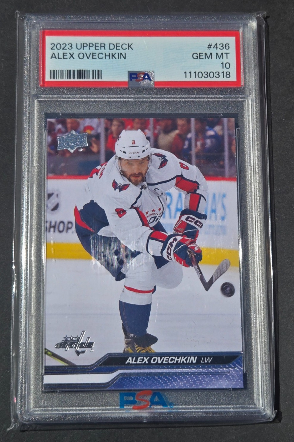 2023 Upper Deck #436 Alexander Ovechkin PSA 10 GEM MT