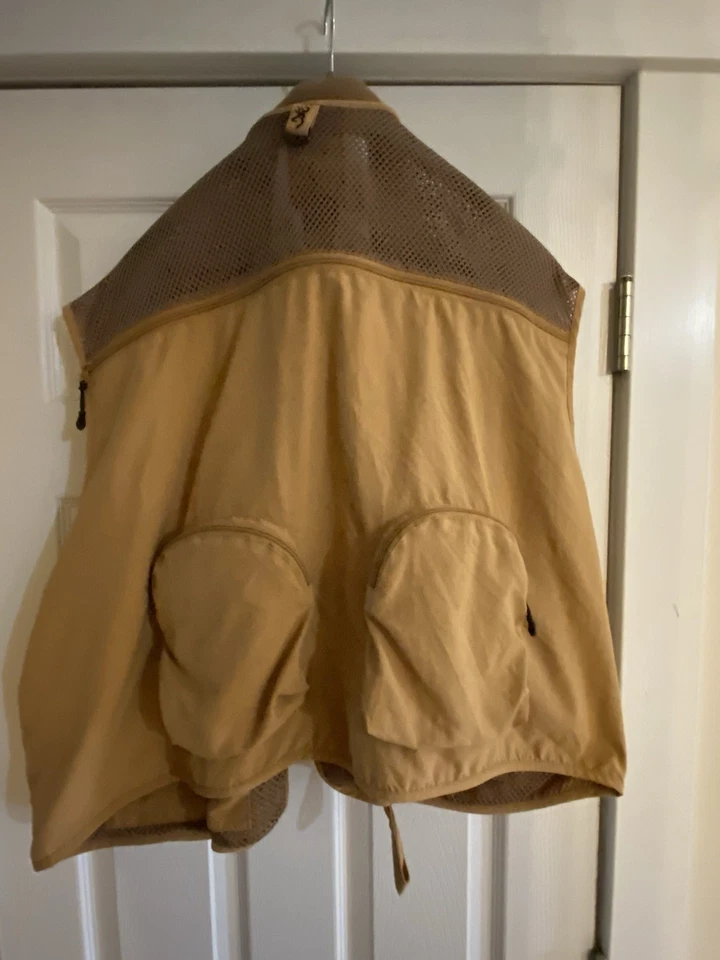 Chaleco de pesca con mosca Browning con accesorios para hombre talla 2x Foto 2 de 2