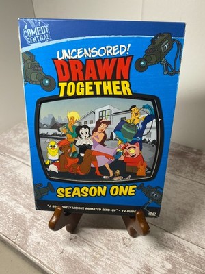 DRAWN TOGETHER Uncensored Season 1 Boxset, 2 DVD Set Very Good Cond., Preowned