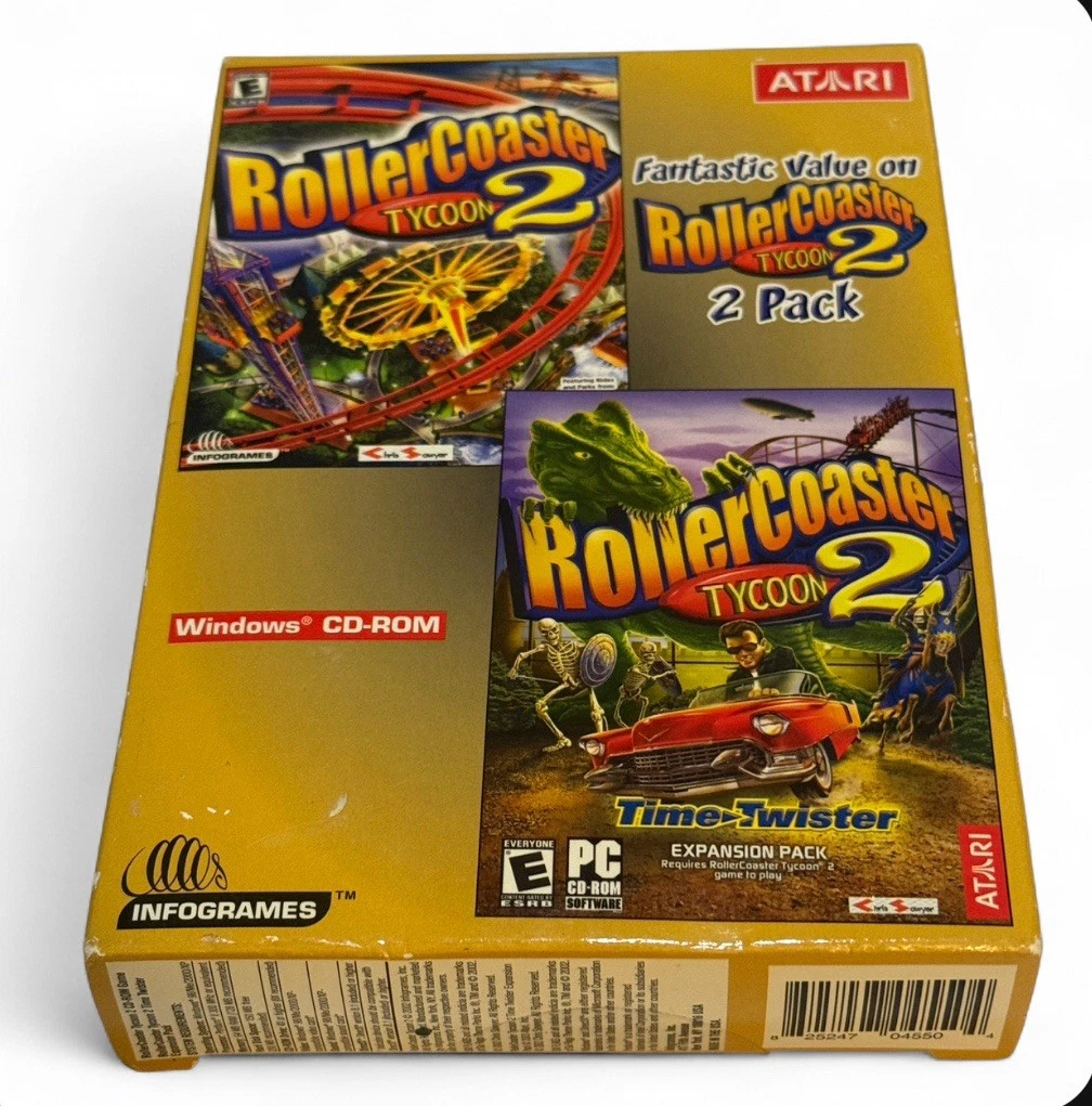 RollerCoaster Tycoon 2 Simulation Video Games for sale | eBay