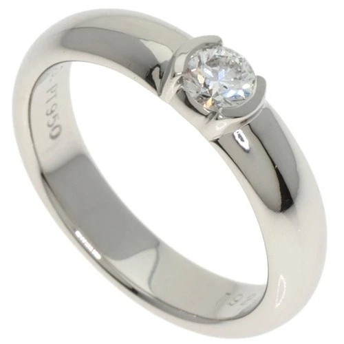 TIFFANY&Co.  Dots Diamond Ring Platinum PT950  Ladies [Used]