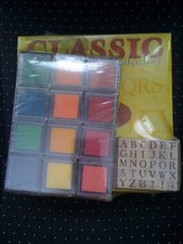 Alphabet Rubber Stamps PSX and 24 Ink Pads NEW Rare