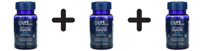 3 x Life Extension Super Ubiquinol CoQ10 with Enhanced (610,56 EUR/kg)