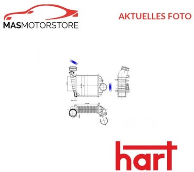 LADELUFTKÜHLER KÜHLER LADELUFT HART 620 813 H NEU OE QUALITÄT