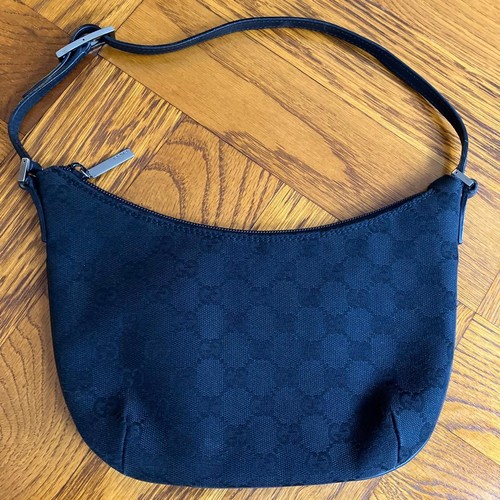 Gucci Handbag GG Canvas Half-Moon Used with Dust Bag