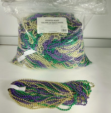 720 Count Mardi Gras Beads Bulk Lot Necklaces Free Shipping Party City Favors