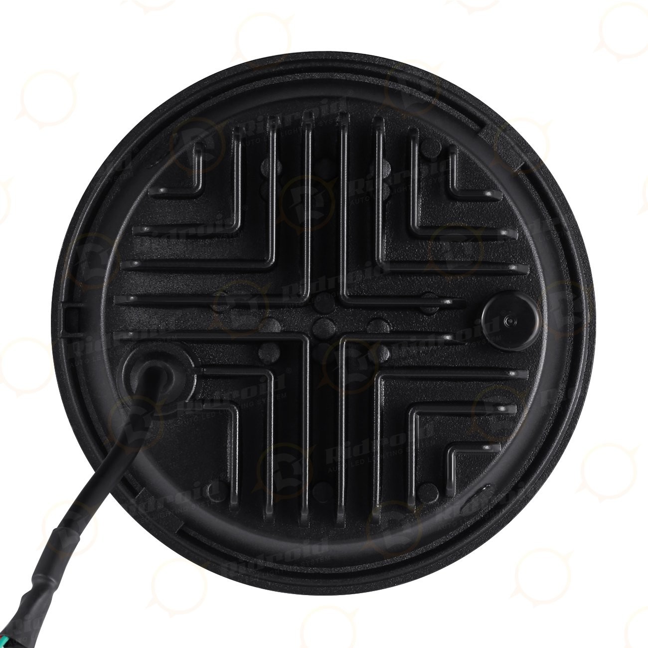 Hot 80W 5.75" LED Headlight for Harley Dyna Super Wide Glide Low Rider Sportster