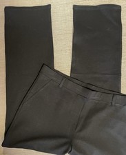 QUINCE, L, Ultra Stretch Ponte Straight Leg Black Pants, 26.5" Inseam, NWOT