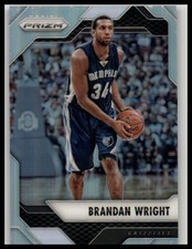 2016-17 Panini Prizm #66 Brandan Wright Silver Prizms