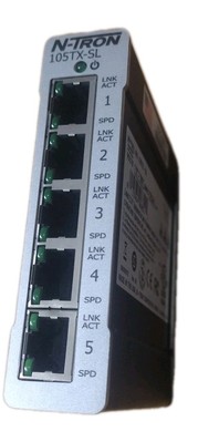 N-Tron 105TX-SL 5-Port Ethernet Switch 10-30V 215mA -Used, 30 Day Wty (Bin 24)