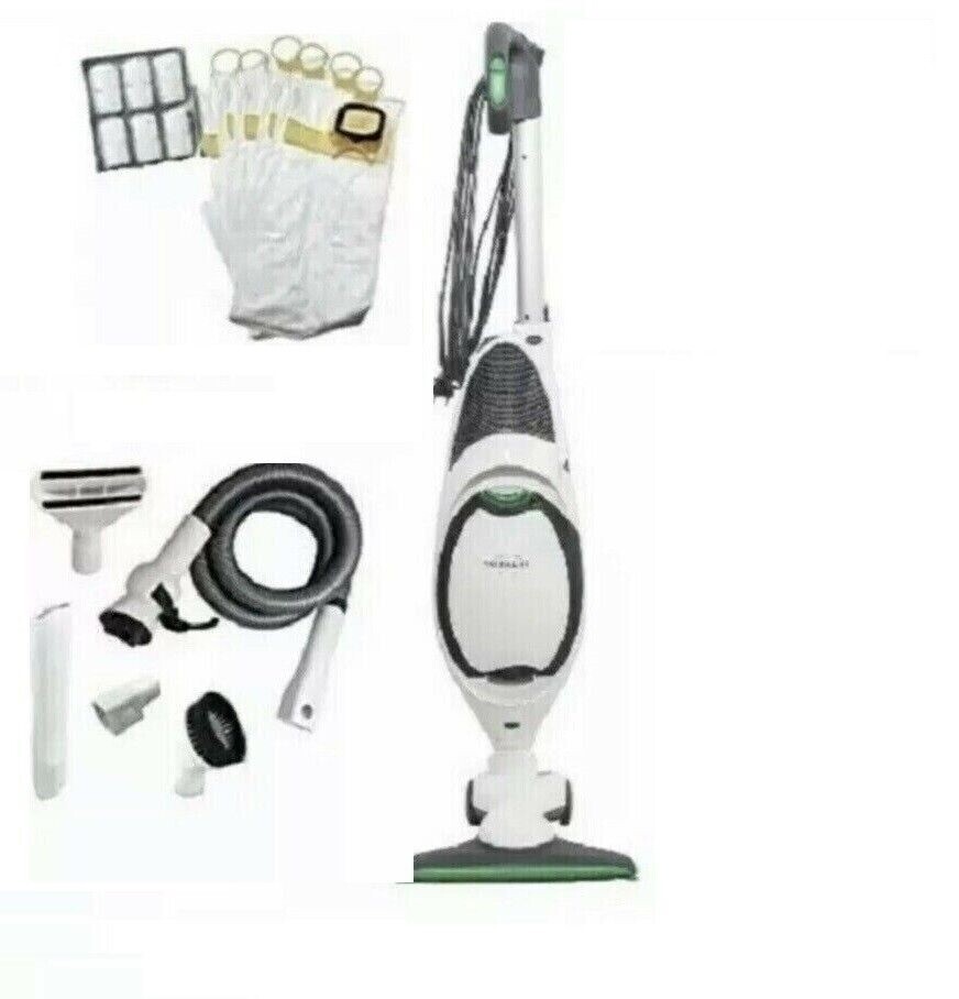 Aspirateur Balai Folletto VORWERK VK150 - 1200W - Avec Sac - Garantie 36 Mois - Occasion En Bon état
